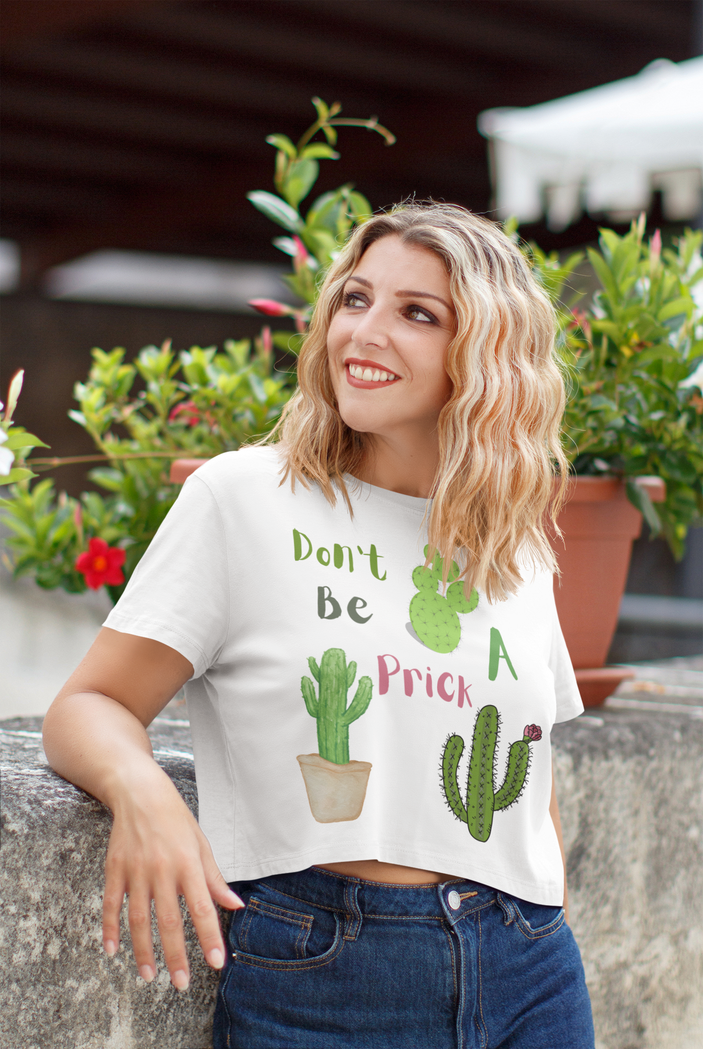 Don't Be A Prick Crop Top