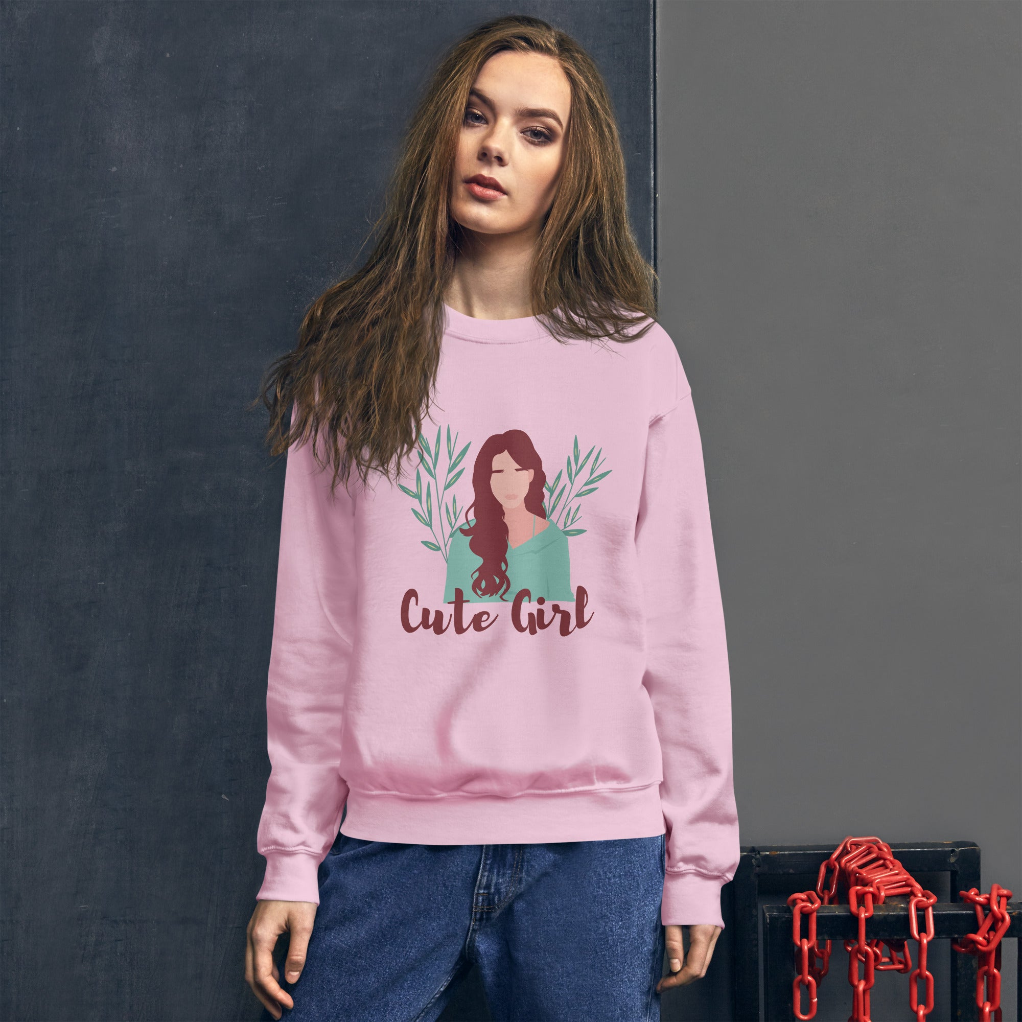 Cute Girl Sweatshirt