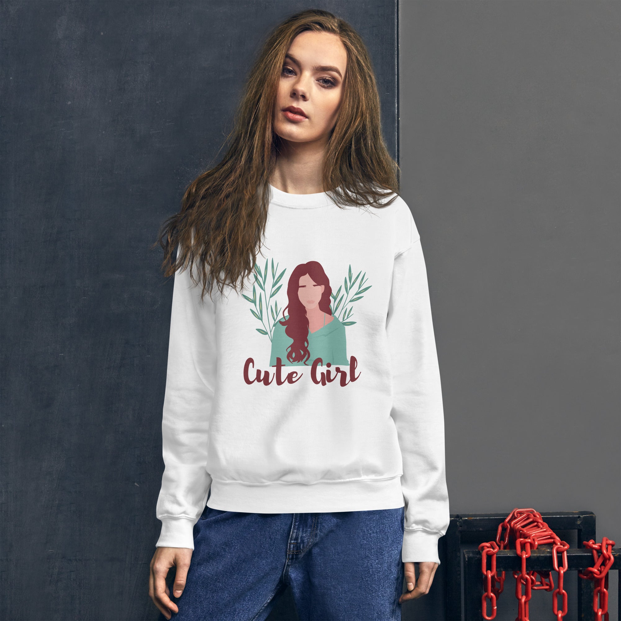 Cute Girl Sweatshirt