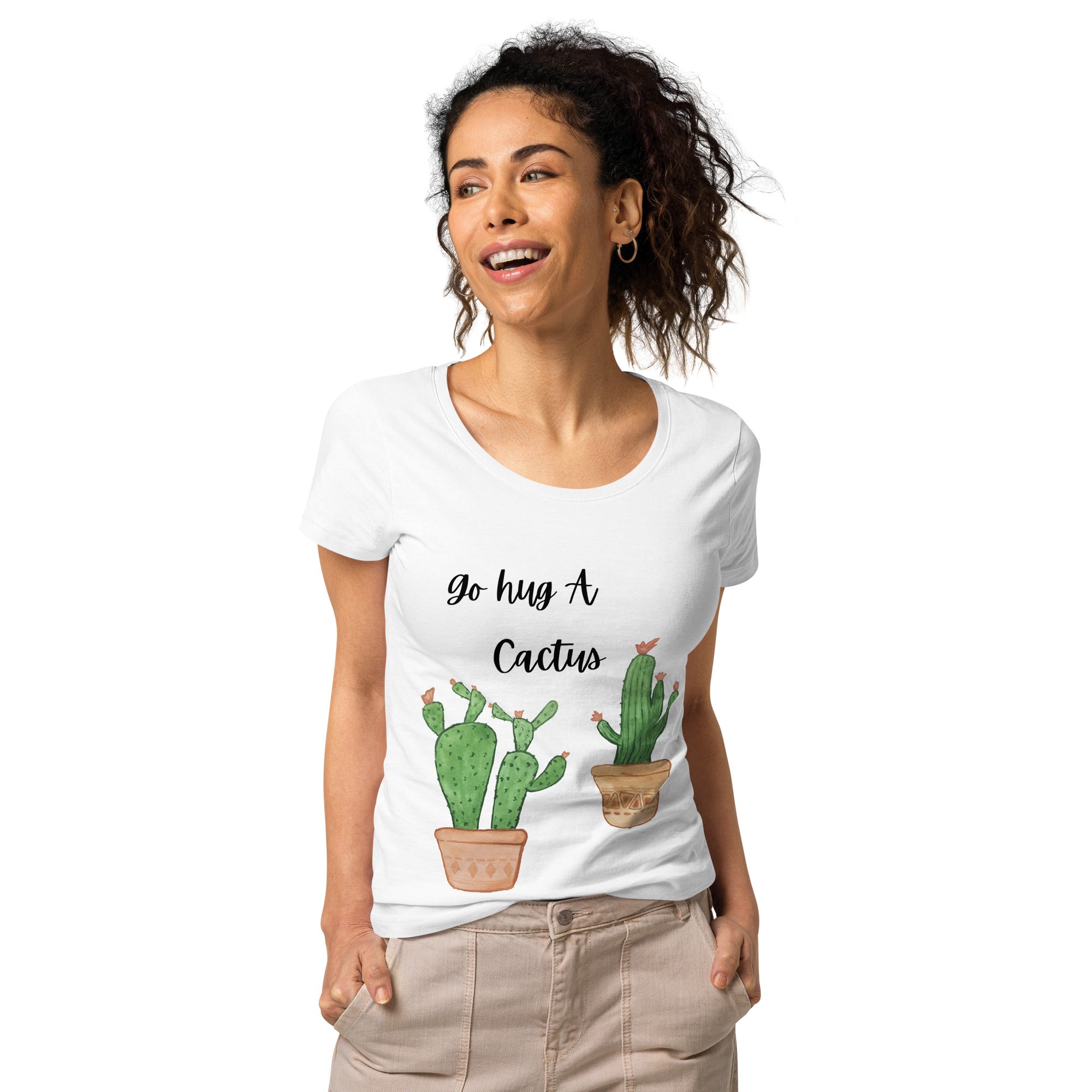 Go Hug A Cactus Women's T-Shirt