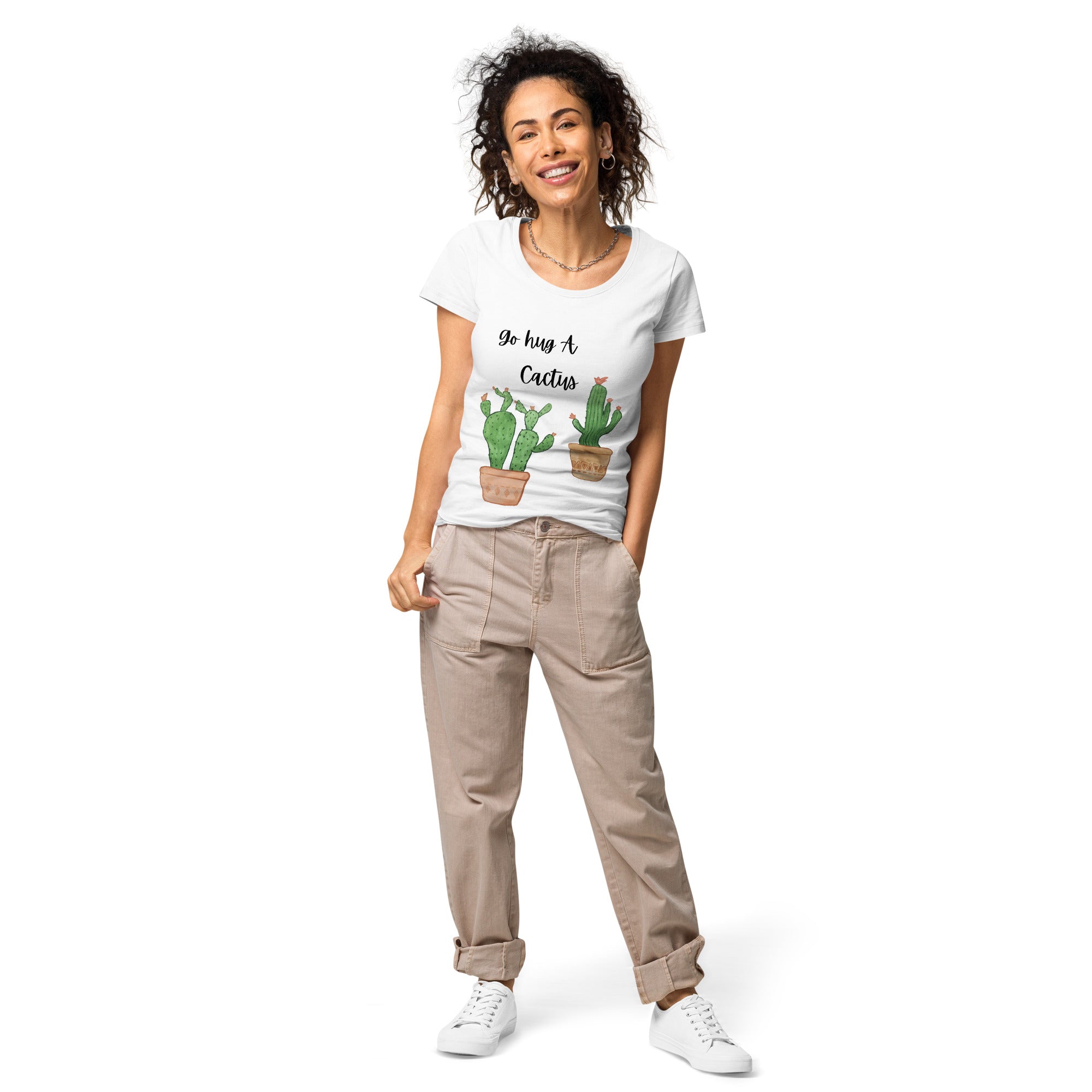 Go Hug A Cactus Women's T-Shirt