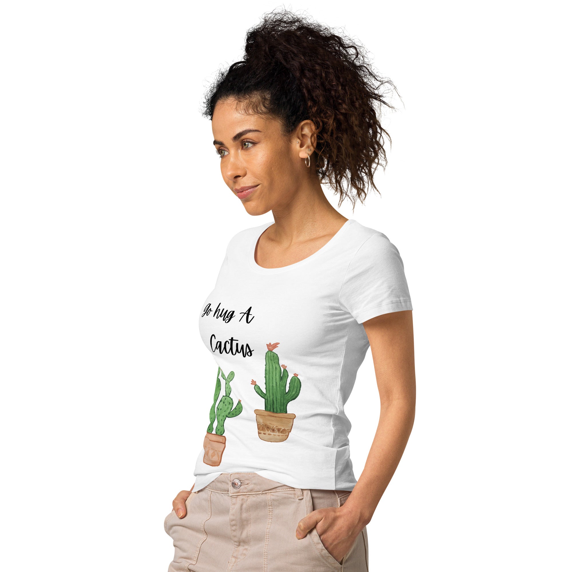 Go Hug A Cactus Women's T-Shirt